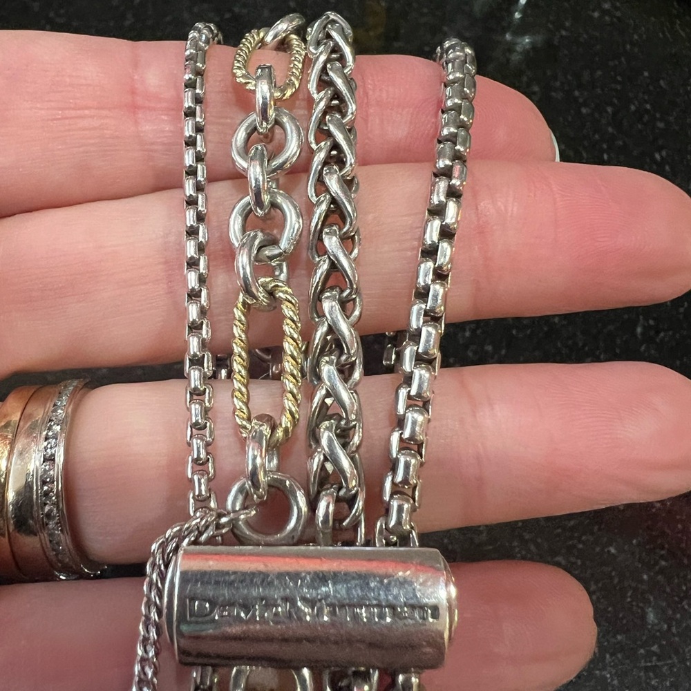 David Yurman chain bracelet